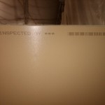 Print on laminate wood flooring back